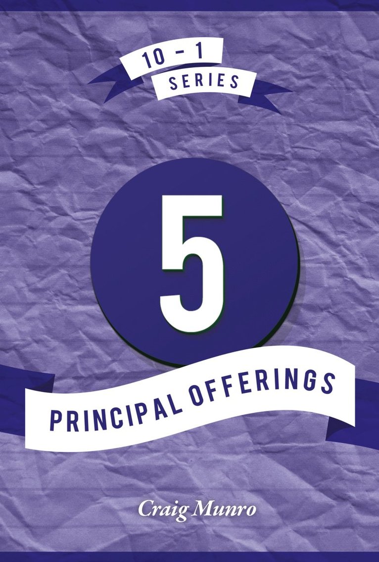 Craig Munro - 5 Principal Offerings, Häftad