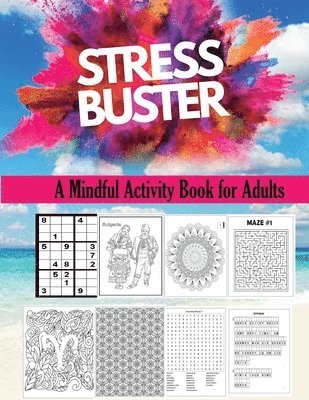 Stress Buster Activity book for adults 1