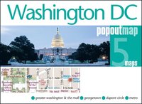 bokomslag Washington DC PopOut Map