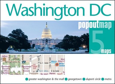 bokomslag Washington DC PopOut Map