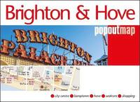 bokomslag Brighton and Hove PopOut Map