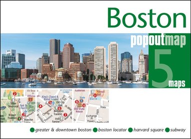bokomslag Boston PopOut Map