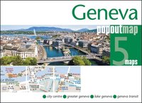 bokomslag Geneva PopOut Map - pocket size, pop up, street map of Geneva