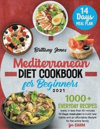 bokomslag Mediterranean Diet Cookbook for beginners 2021