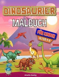 bokomslag Dinosaurier Malbuch fr Kinder