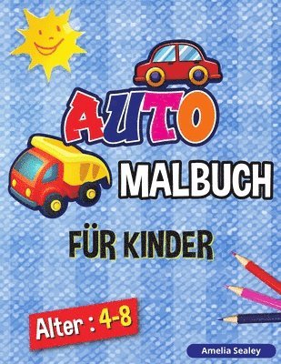 bokomslag Auto- Malbuch fr Kinder