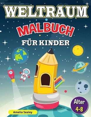 bokomslag Weltraum-Malbuch fr Kinder