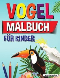 bokomslag Vogel-Malbuch fr Kinder