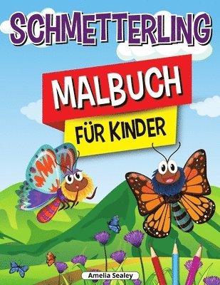 bokomslag Schmetterling-Malbuch für Kinder