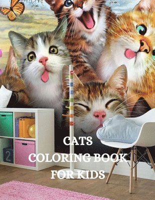 bokomslag Cat Coloring Book for Kids