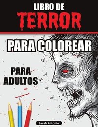 bokomslag Libro de Terror para Colorear para Adultos