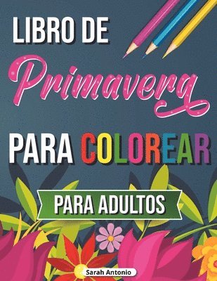 bokomslag Libro de primavera para colorear