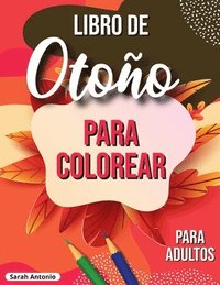bokomslag Libro de otoo para colorear