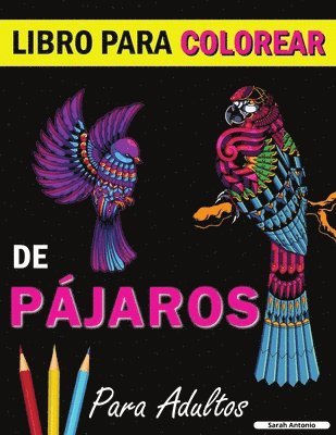 bokomslag Libro para colorear de pájaros