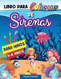 bokomslag Libro para Colorear de Sirenas