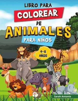 Sarah Antonio - Libro para Colorear de Animales para Niños, Häftad