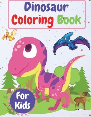 bokomslag Dinosaur Coloring Book For Kids