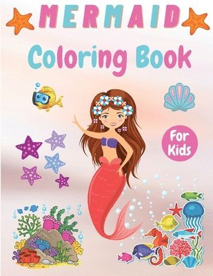 bokomslag Mermaid Coloring Book For Kids