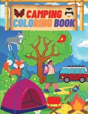 bokomslag Camping Coloring Book