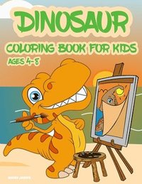 bokomslag Dinosaur Coloring Book for Kids ages 4-8
