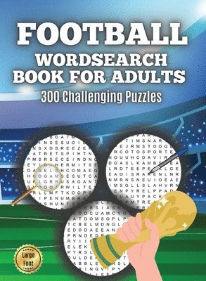 bokomslag Football Wordsearch Book for Adults