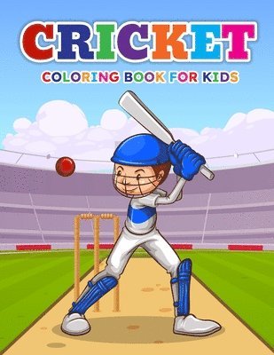 bokomslag Cricket Coloring Book for Kids