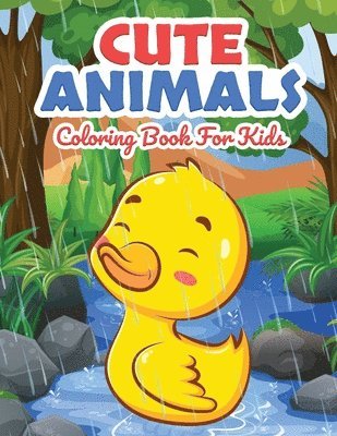 bokomslag Cute Animals Coloring Book for Kids