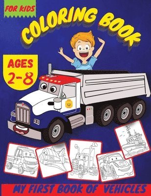 Vehicles Coloring Books For Boys 1