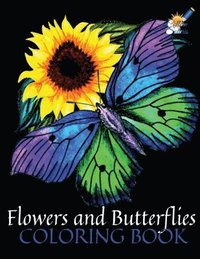 bokomslag Flowers and Butterflies Coloring Book