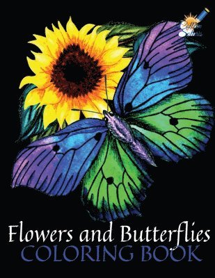 Flowers and Butterflies Coloring Book 1