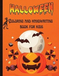bokomslag Halloween Coloring and Handwriting Book for Kids
