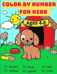bokomslag Color By Number For Kids Ages 4-8