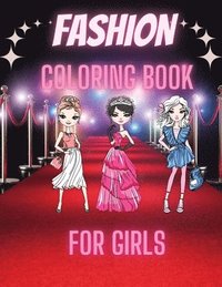 bokomslag Fashion Coloring Book For Girls