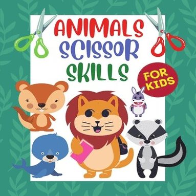 bokomslag Animals scissor skills for kids