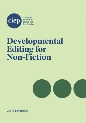 bokomslag Developmental Editing for Non-Fiction