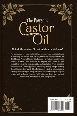 Barbara Harris - Hidden Power of Castor Oil, Häftad