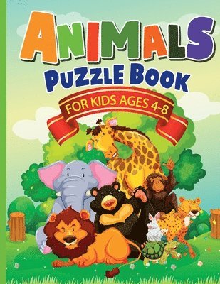 Hackney And Jones - Animals Puzzle Book for Kids Ages 4-8, Häftad