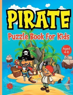 bokomslag Pirate Puzzle Book for Kids ages 4-8