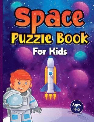 Space Puzzle Book for Kids Ages 4-8 1