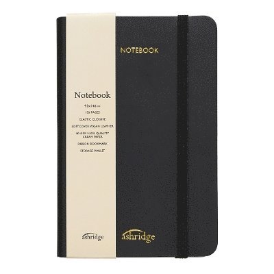 Small Rainbow Edge Notebook - Black, Häftad