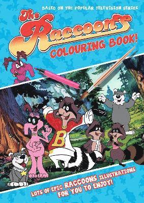 bokomslag Raccoons Colouring Book