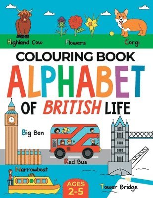 bokomslag British Colouring Book for Children