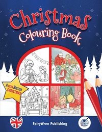 bokomslag British Christmas Colouring Book for Children