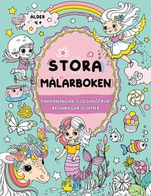 Fairywren Publishing - Stora målarboken för flickor, Häftad