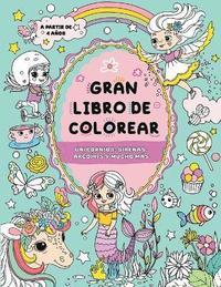 bokomslag Gran libro de colorear para niñas