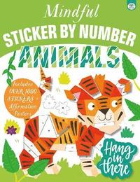 bokomslag Mindful Sticker by Number Animals