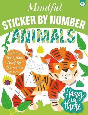 bokomslag Mindful Sticker by Number Animals