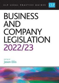bokomslag Business and Company Legislation 2022/2023