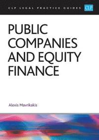 bokomslag Public Companies and Equity Finance 2023