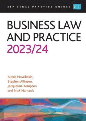 Business Law and Practice 2023/2024 1